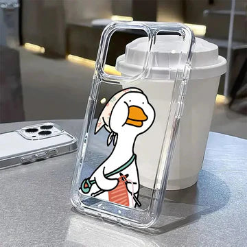 Anime Duck Clear Acrylic Case
