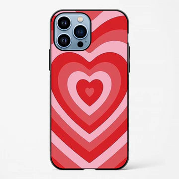 Red Hearts Printed Glossy Case
