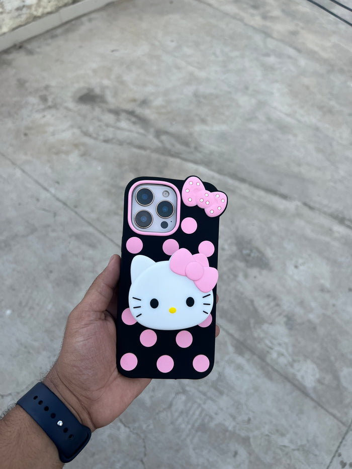Kitty Case with pop socket