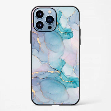 Blue Marble Printed Glossy Case