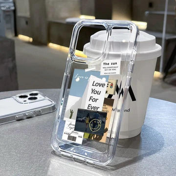 Love You Forever Clear Acrylic Case