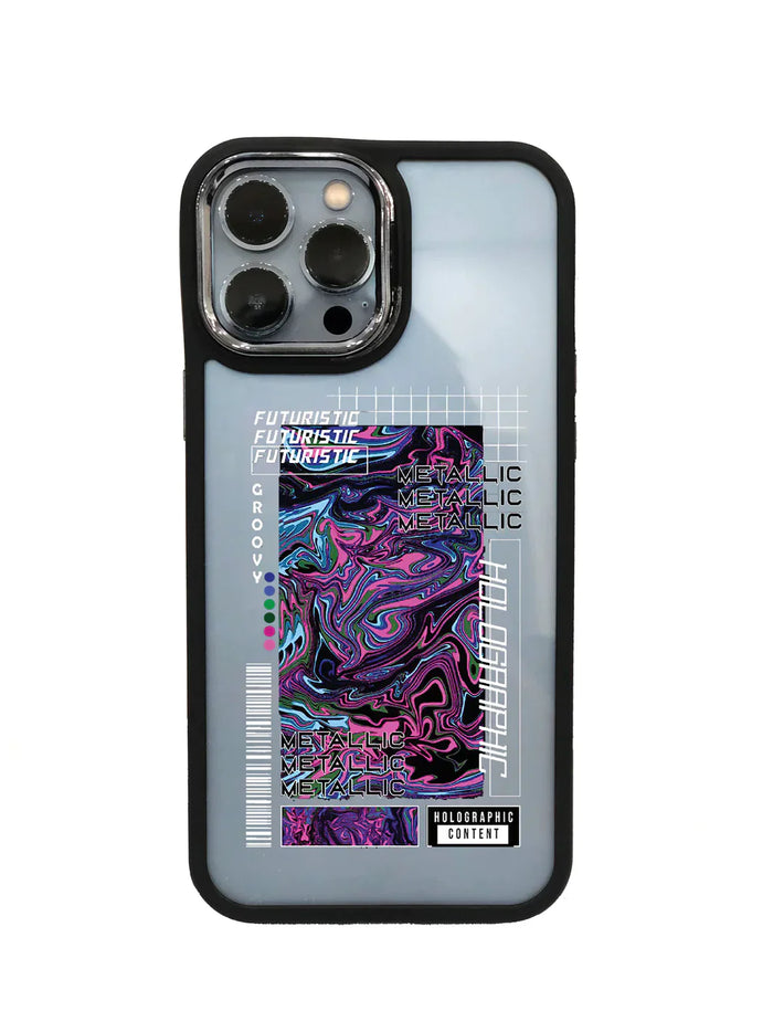 Futuristic Black Border Case