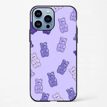 Blue Bear Printed Glossy Case