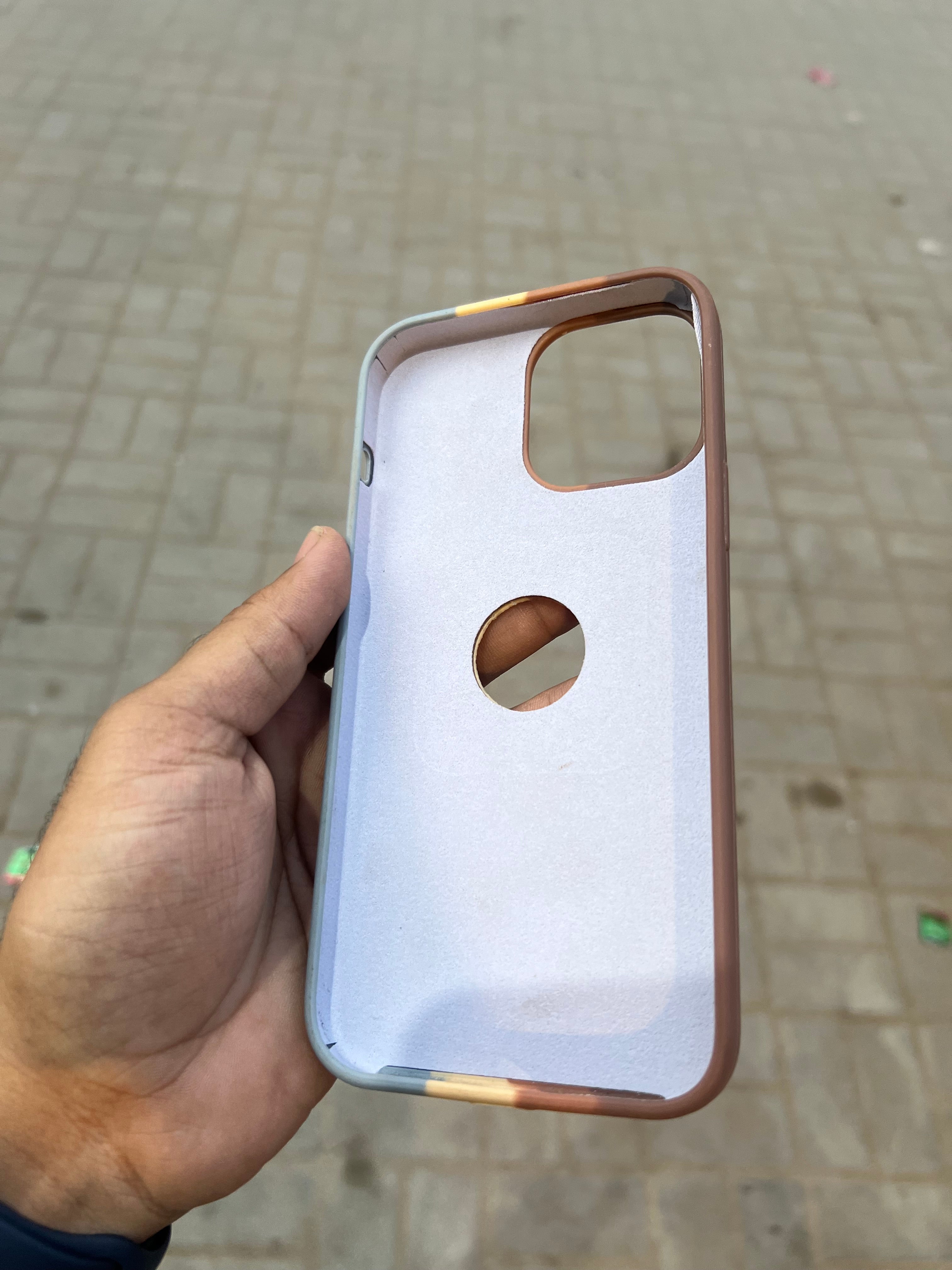 Ultra linen Rainbow Silicon for iphone 13 pro max