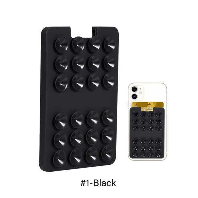 Suction with card holder