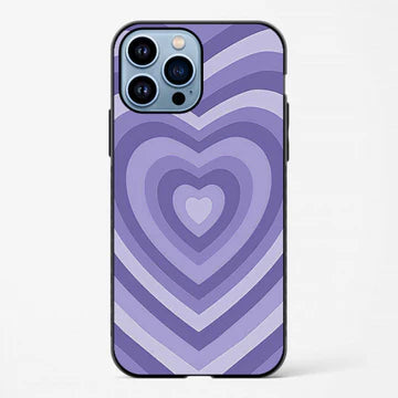 Purple Heart Printed Glossy Case