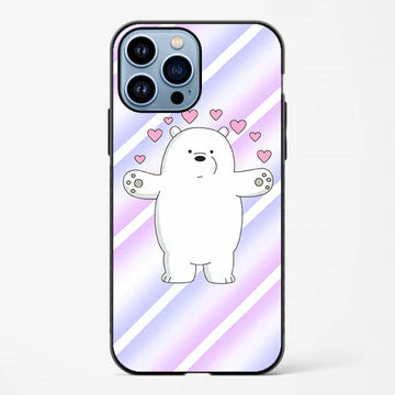 White Bear Love Printed Glossy Case