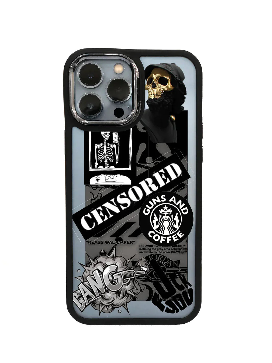 Badtameez Black Border Case