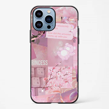 Cute Pink Printed Glossy Case