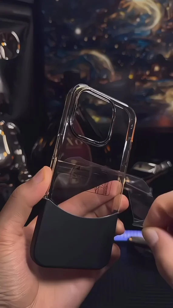 New Crystal Transparent Semi-Coloured Bottom Case 🖤
