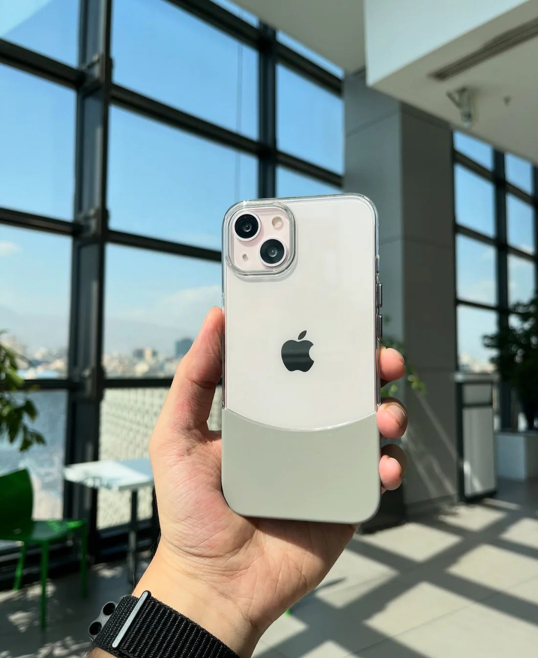 New Crystal Transparent Semi-Coloured Bottom Case 🖤