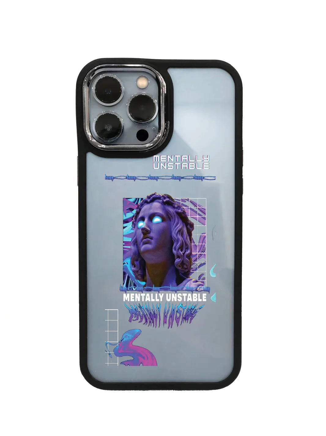 Mentally Unstable Black Border Case