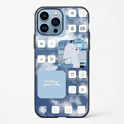 Aesthetic Screen  Printed Glossy Case