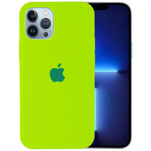 Apple Neon Green Silicone Case