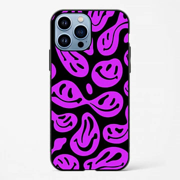 Purple Smile Printed Glossy Case