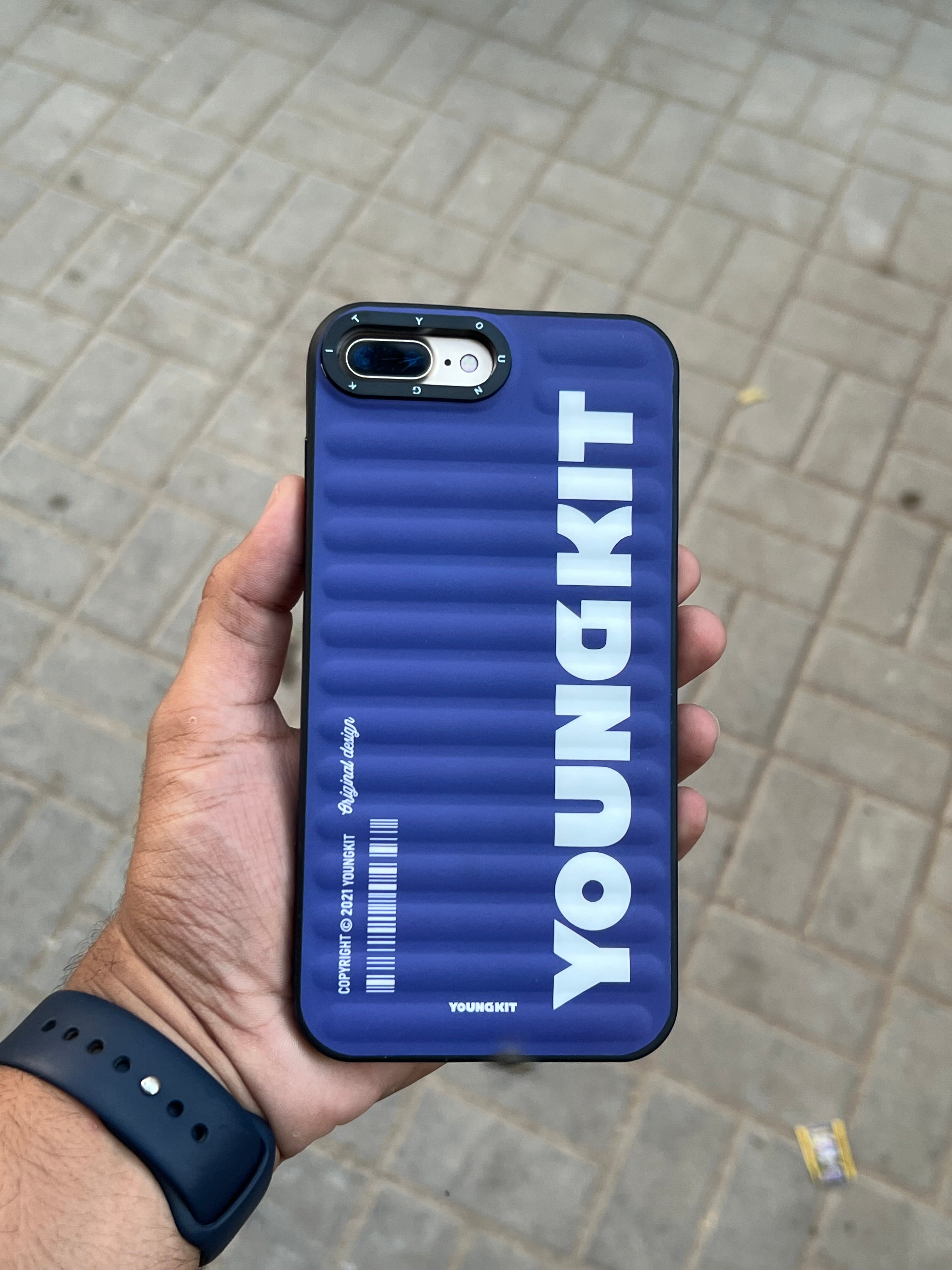 Young kit Blue Case For iPhone 7 & 8 plus
