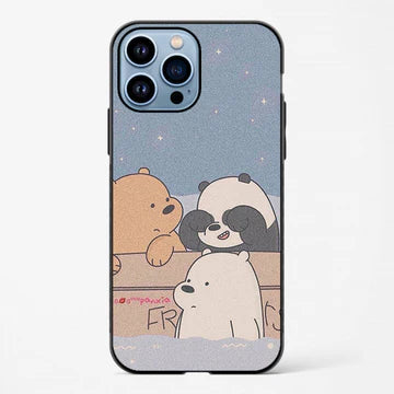 Panda And Bears Printed Glossy Case