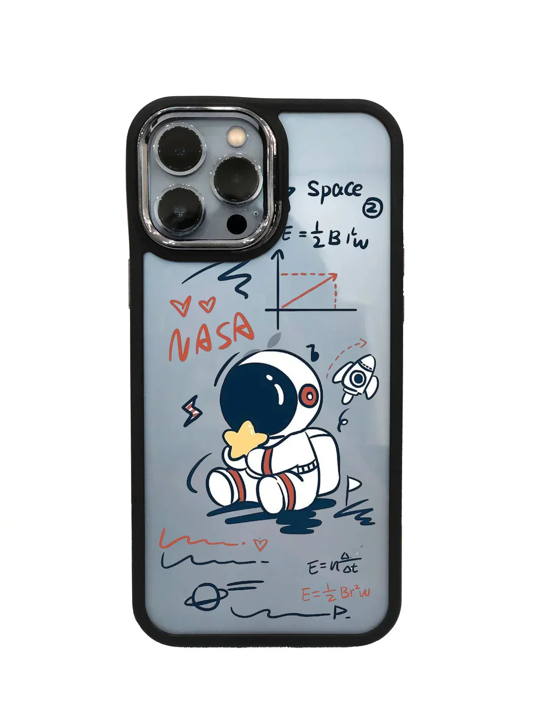 Astronaut Black Border Case
