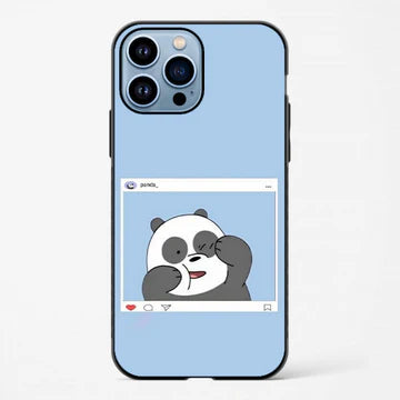 Panda Polaroid Printed Glossy Case