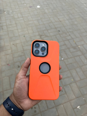 Armour Orange Case for iphone 15 pro max
