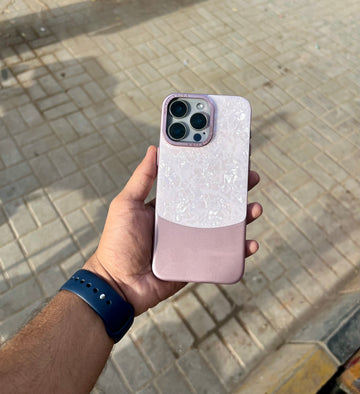 Two Tone Diamond Pink Case For iphones