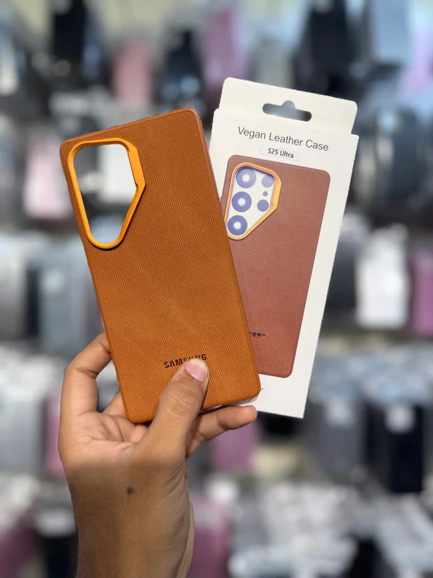 Samsung Ultra Series Vegan Texture Leather Case