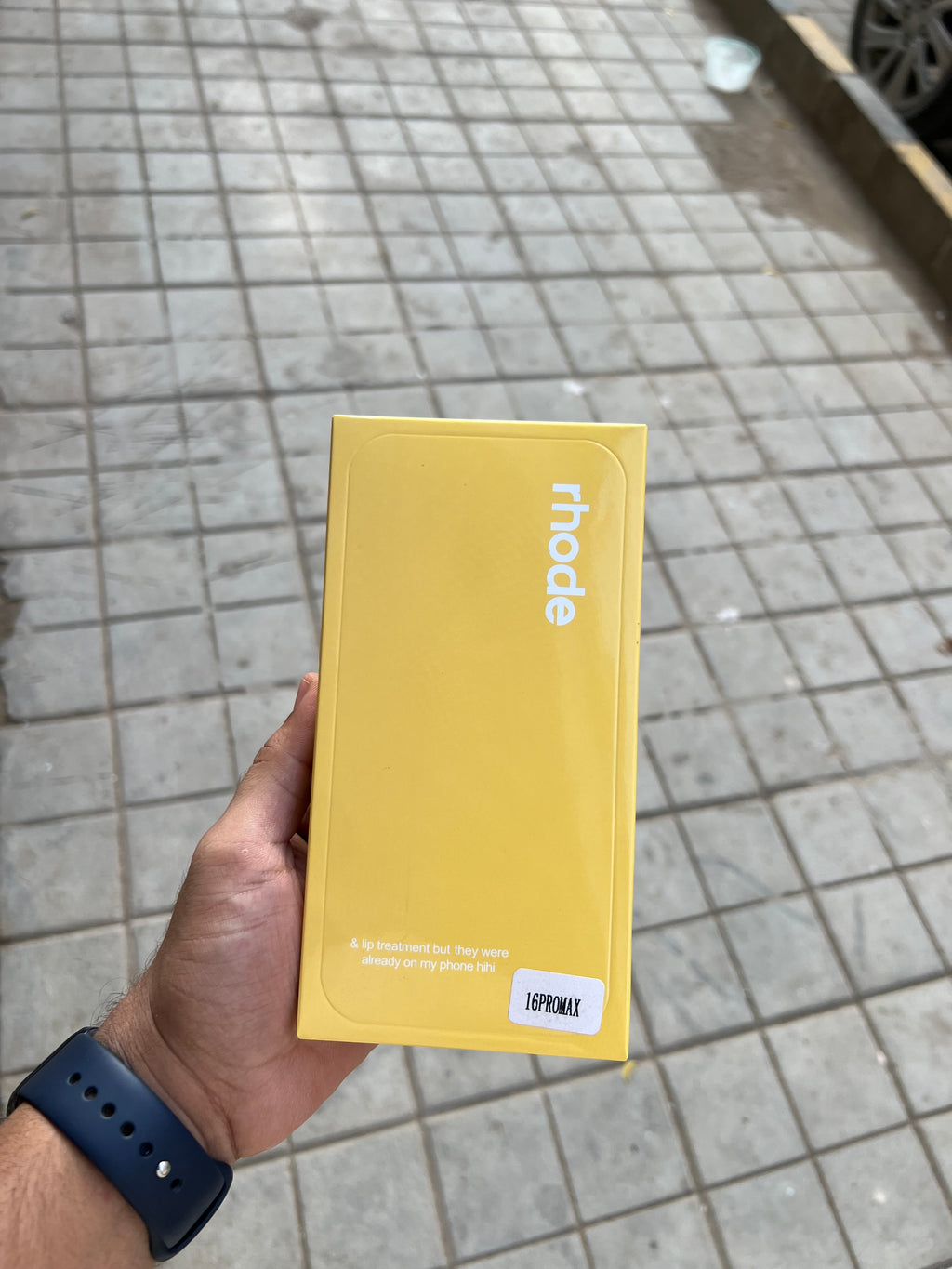 Rhode Lip gloss Case yellow (Special Edition)