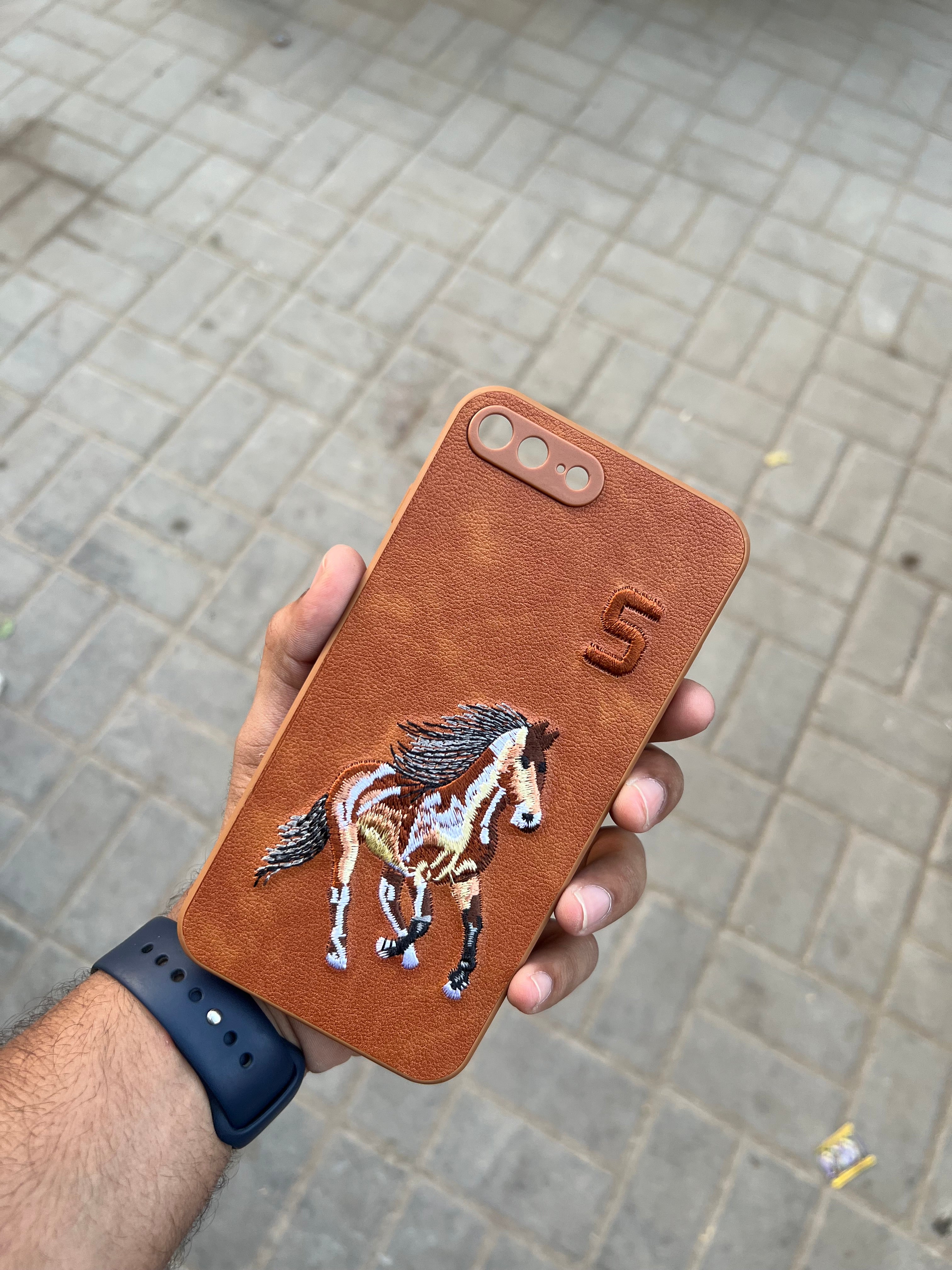 Brown Polo for iphone 7 & 8 plus