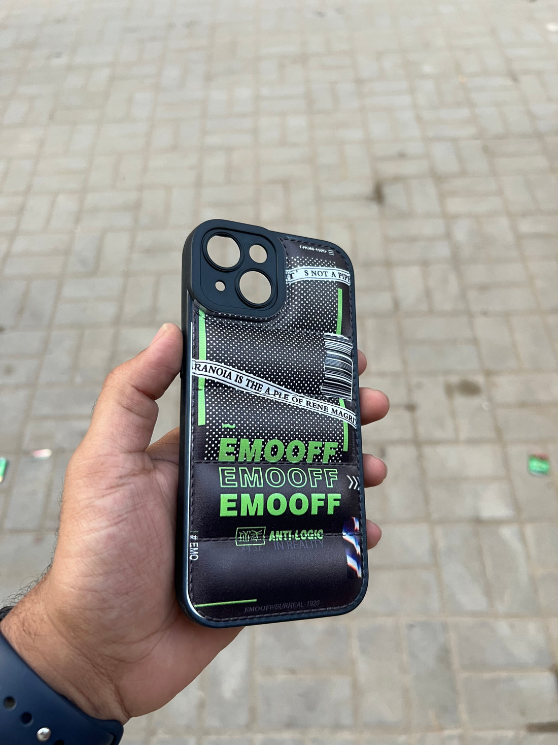 Emo off puff Case for iphone 15