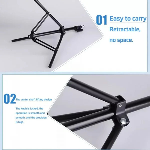 Adjustable Metal 7 FT Tripod Stand