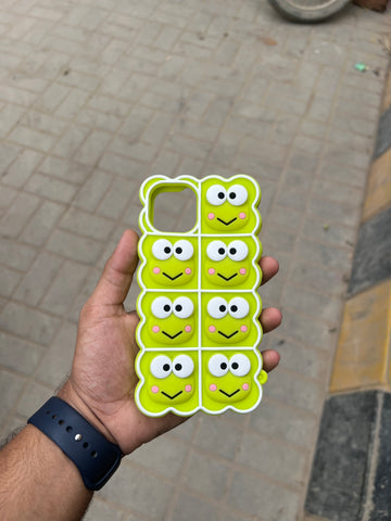 Cute Green Smile Case For iphone 14