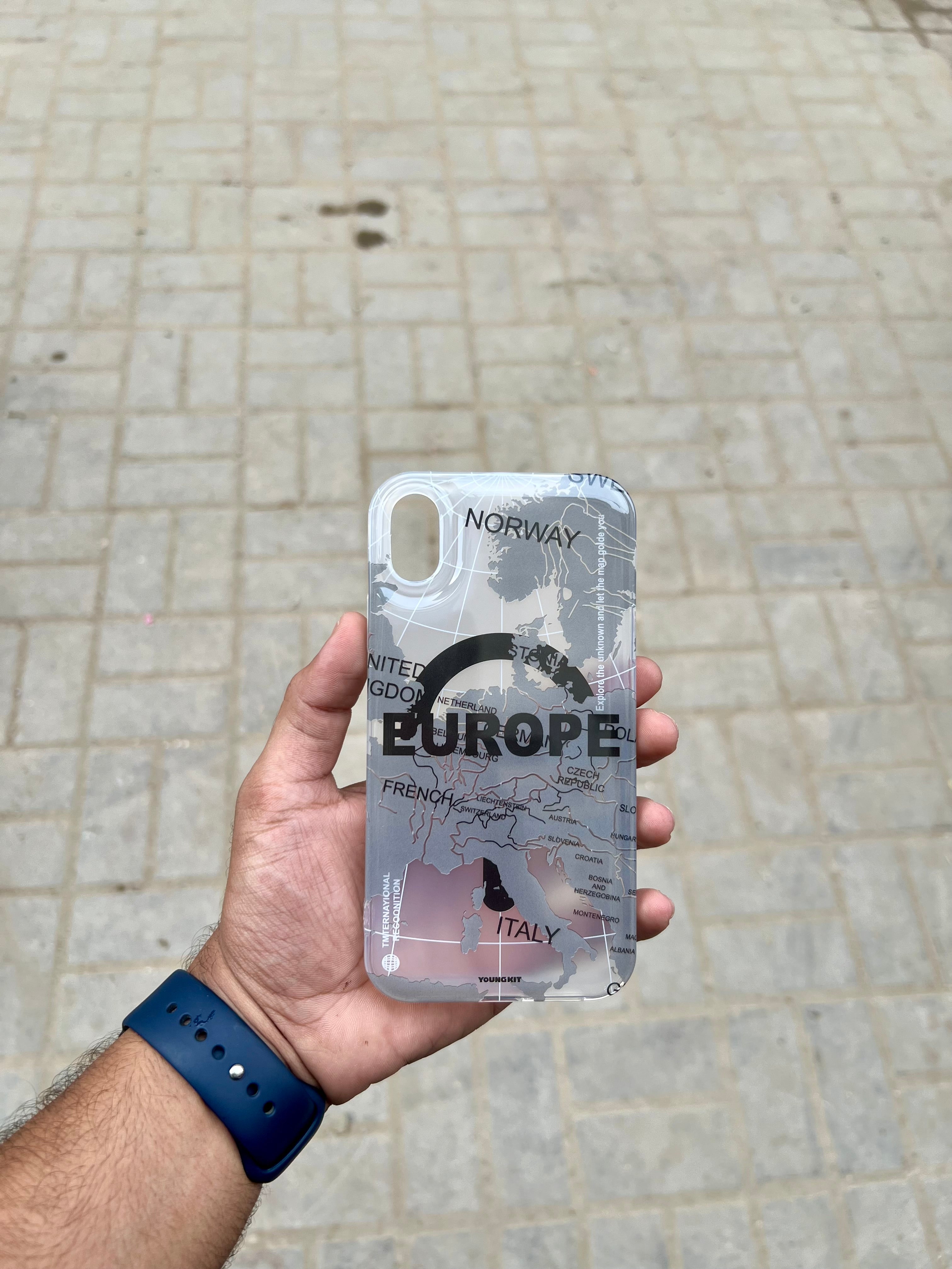 Europe Bubble Case for iPhone XR