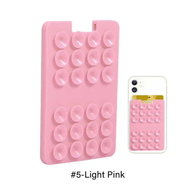 Suction with card holder