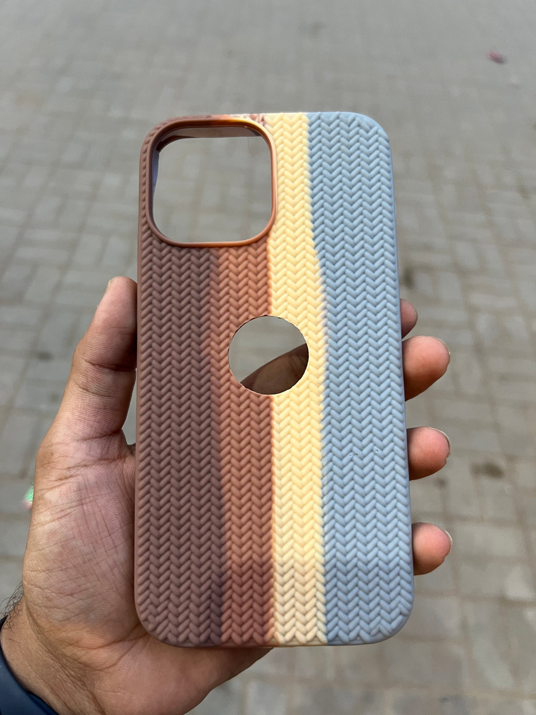 Ultra linen Rainbow Silicon for iphone 13 pro max