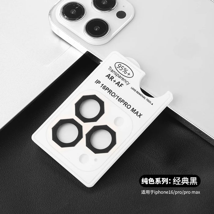 Premium Hexagon Shape Camera Lens Protector For iPhone Model