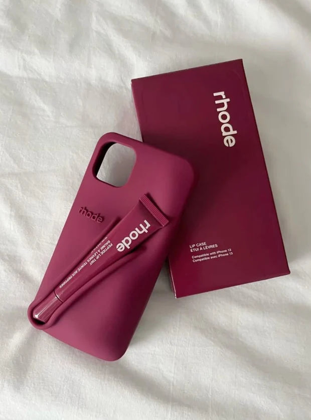 New Original Rhodes LipGloss 💄 Silicone Case With Box 🩶