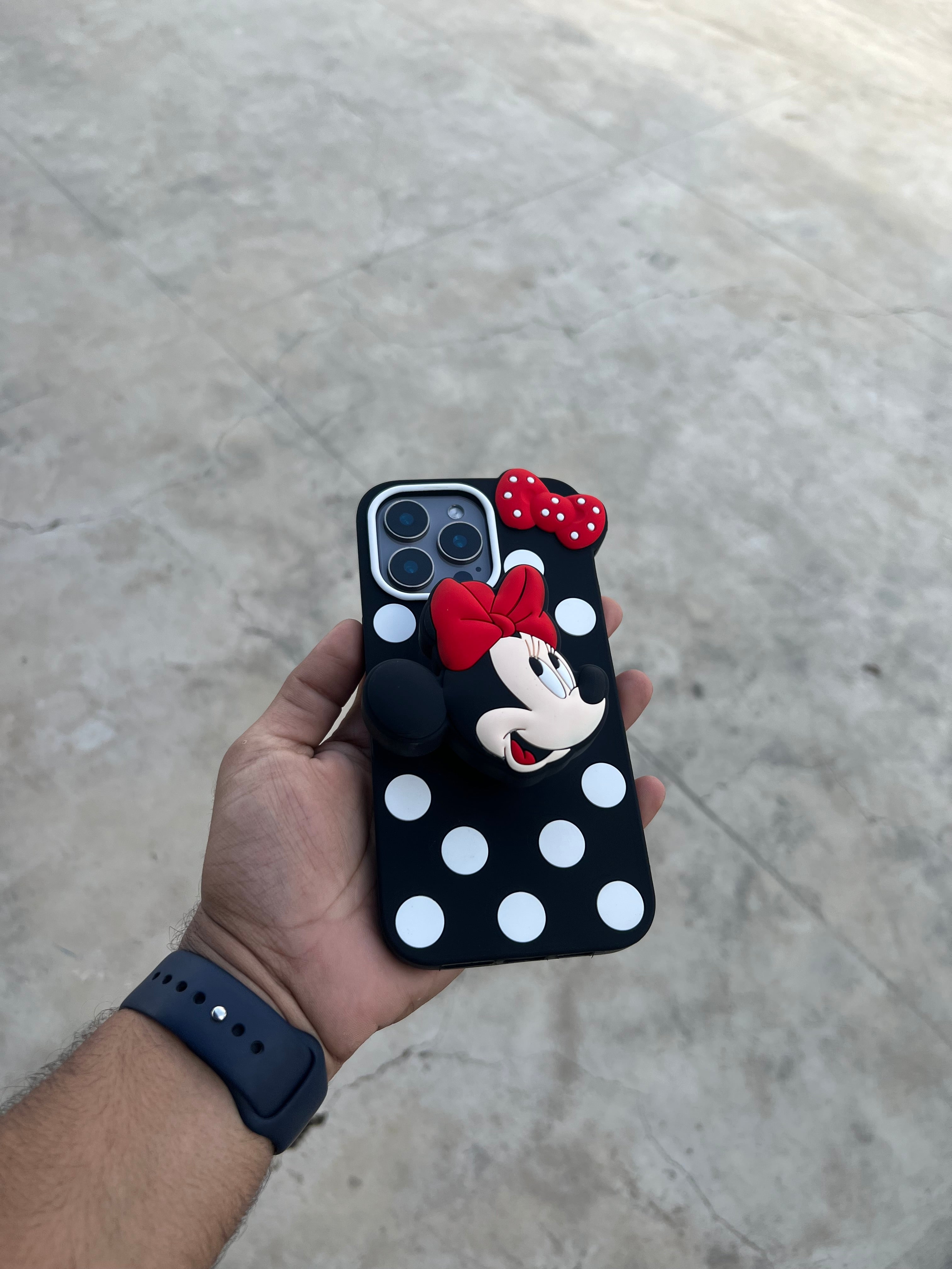 Mini Mouse Case with Pop socket Holder