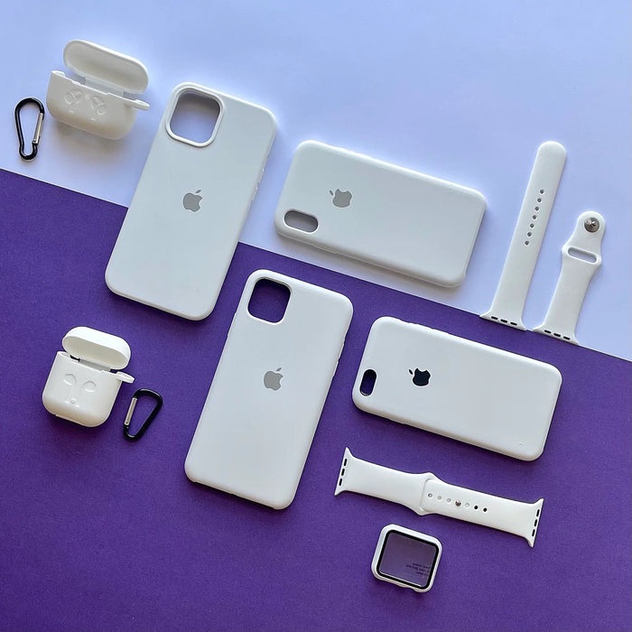 Pure White Silicon Case