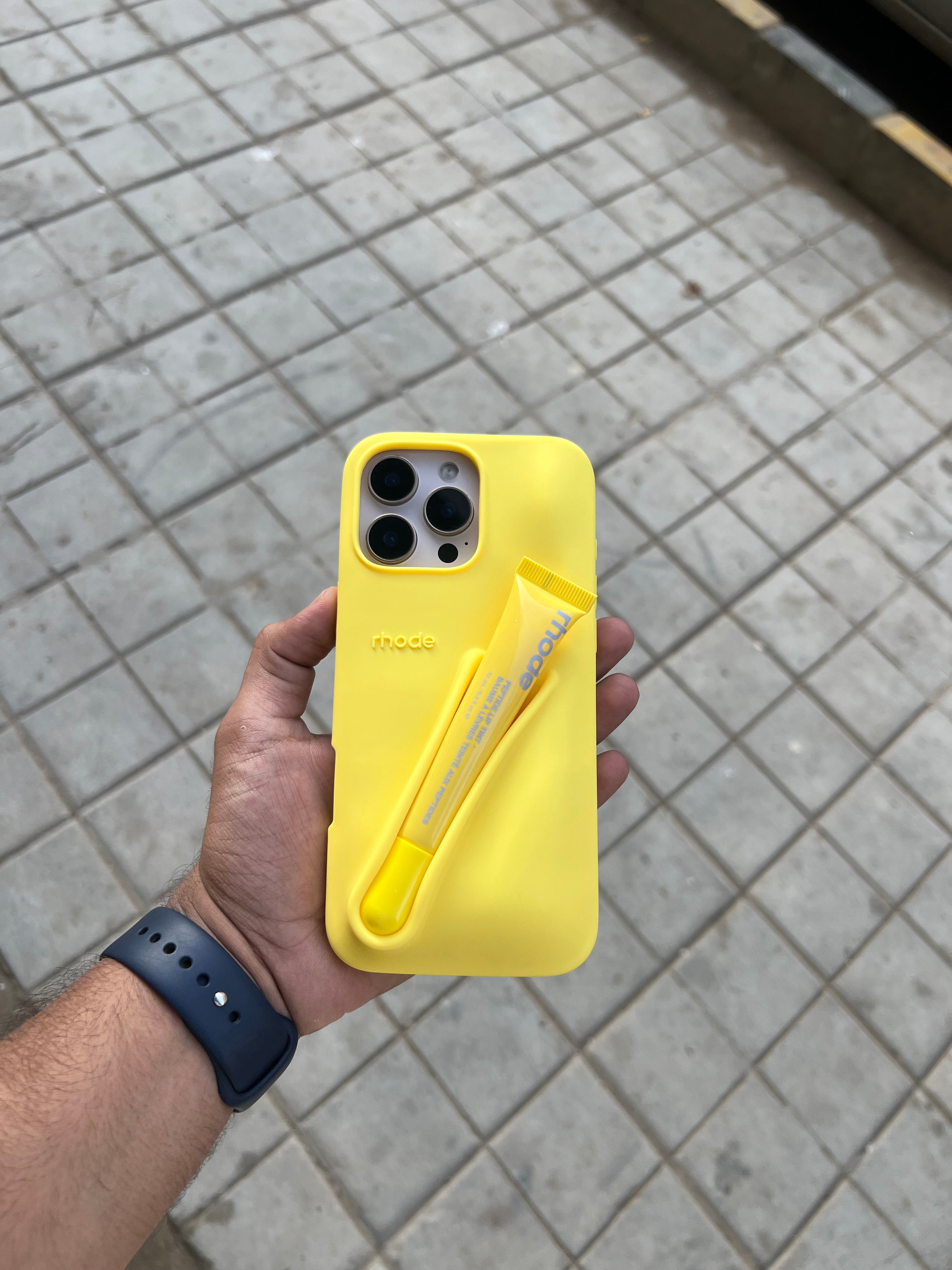 Rhode Lip gloss Case yellow (Special Edition)