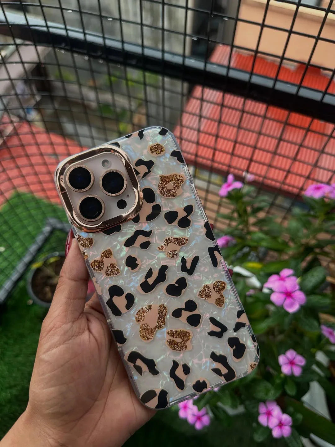 Cheetah Laser Marble Case 🐆