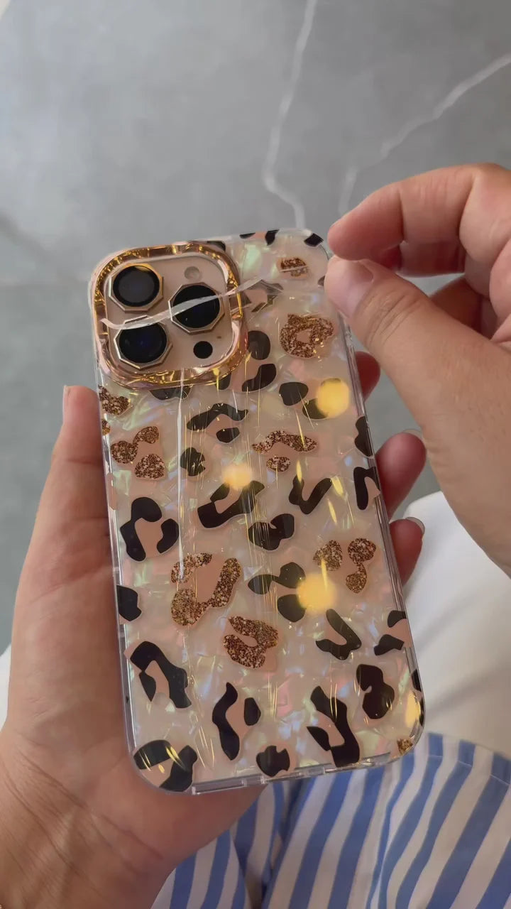 Cheetah Laser Marble Case 🐆