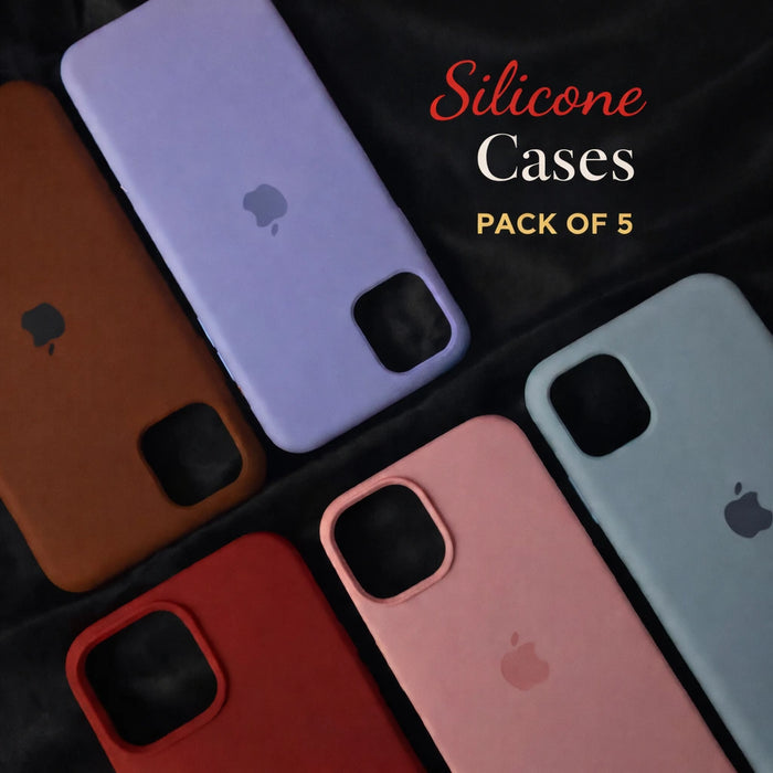 Pack Of Five Silicone Cases