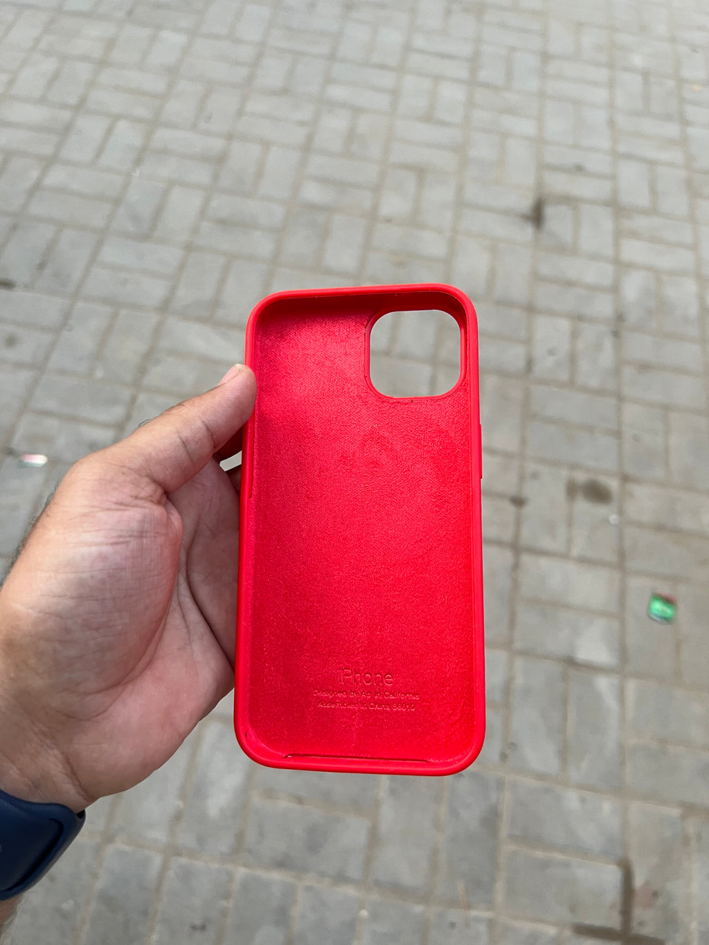 Dark Red Silicon Case For iphone 14