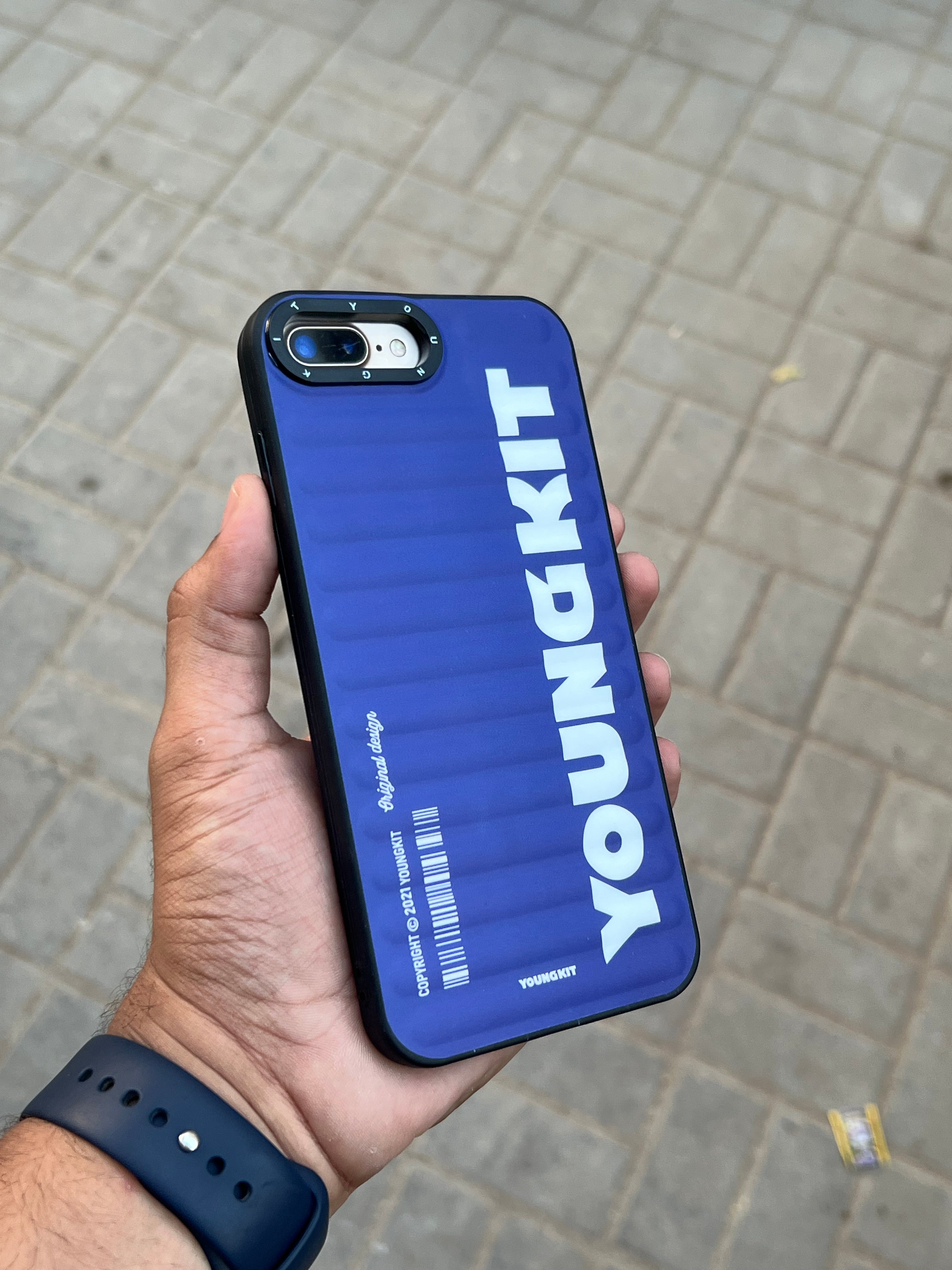 Young kit Blue Case For iPhone 7 & 8 plus