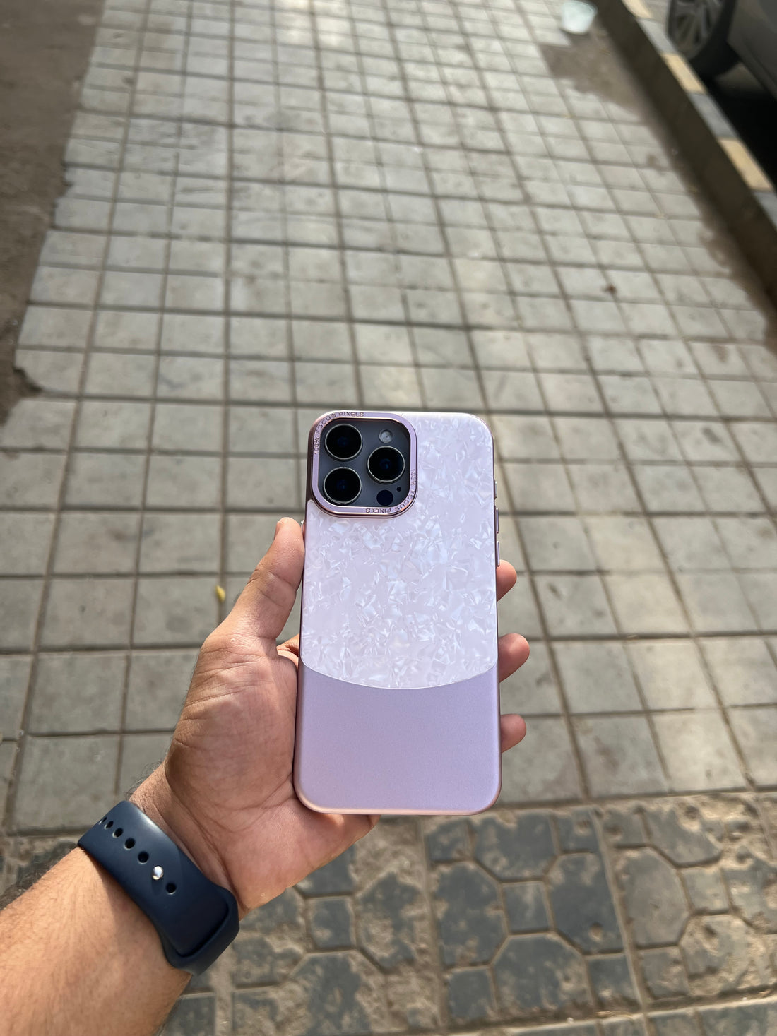 Two Tone Diamond Pink Case For iphones