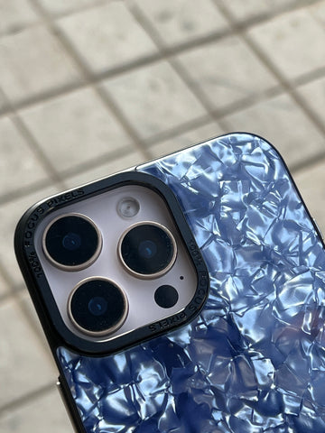 Two Tone Diamond Blue Case For Iphones