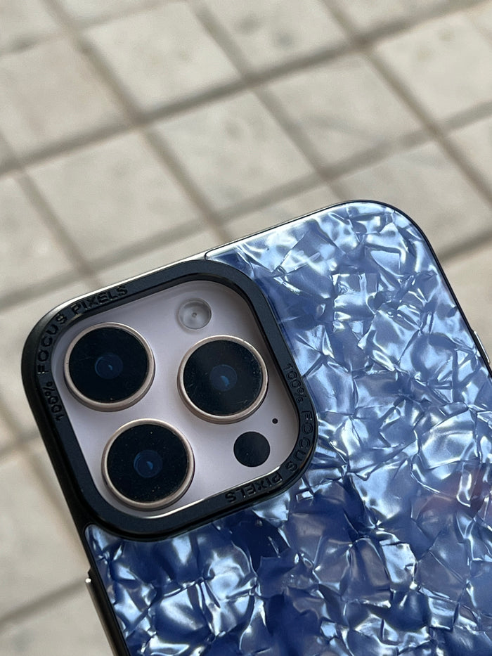 Two Tone Diamond Blue Case For Iphones