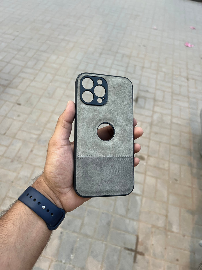 Two tone Leather For iPhone 13 pro max
