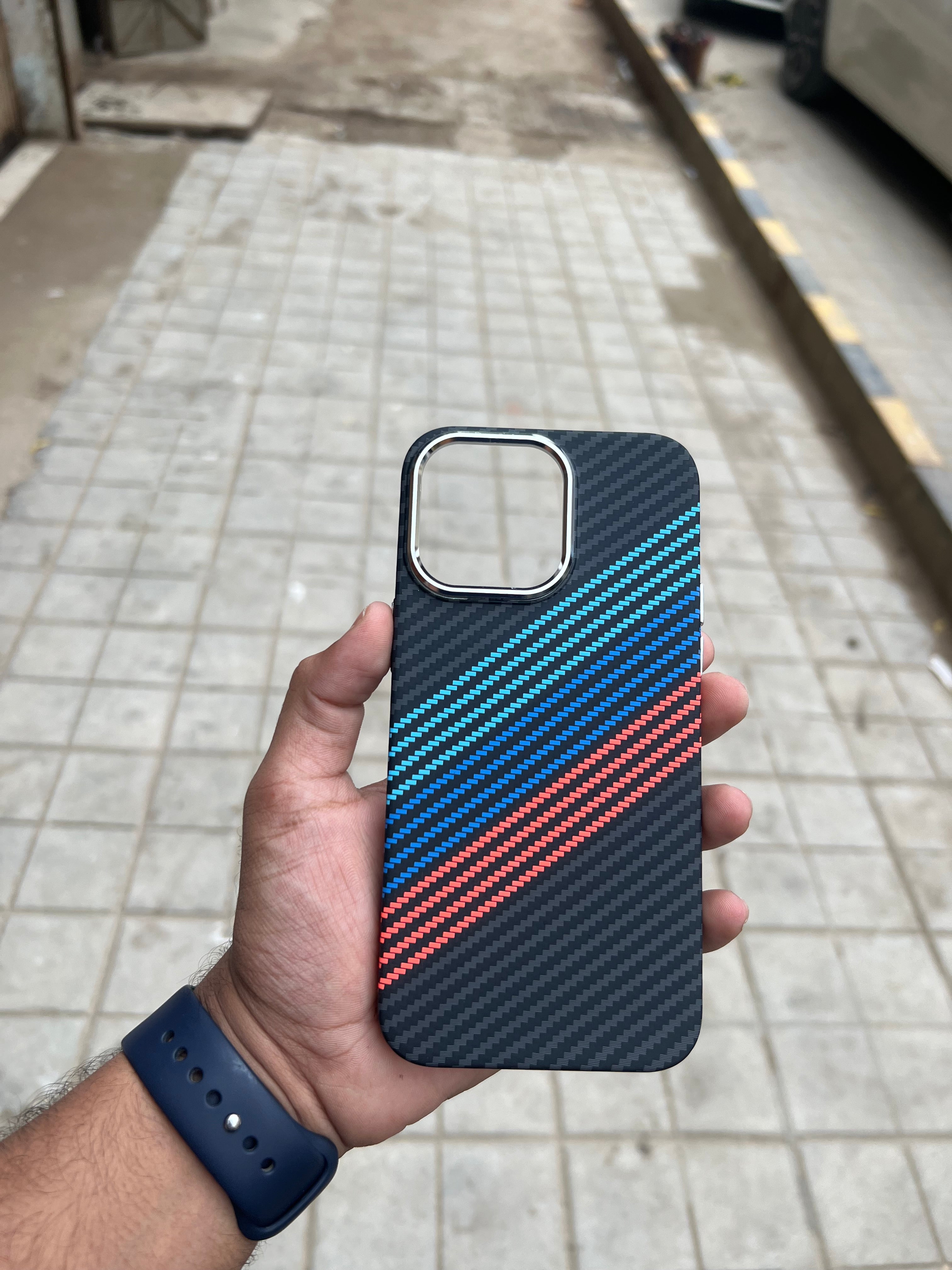 Bmw Carbon Fibre Case For iPhone 14 pro max