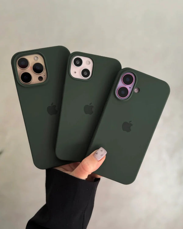 Apple Official Silicone Case Dark Green